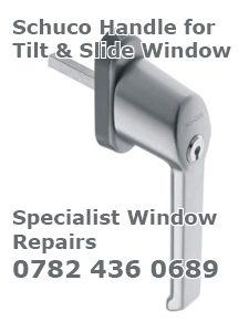 Schuco handle tilt and slide