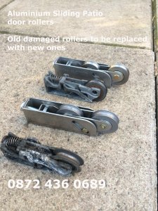 Patio door rollers